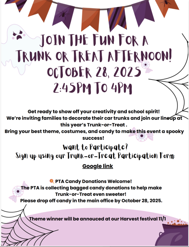 PTA Trunk or Treat