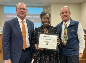 White-Edmonds recognized as Employee of the Month