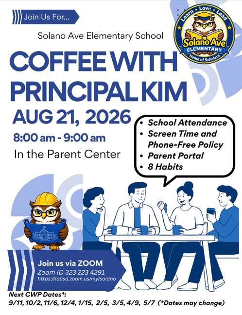 Coffee w/the Principal