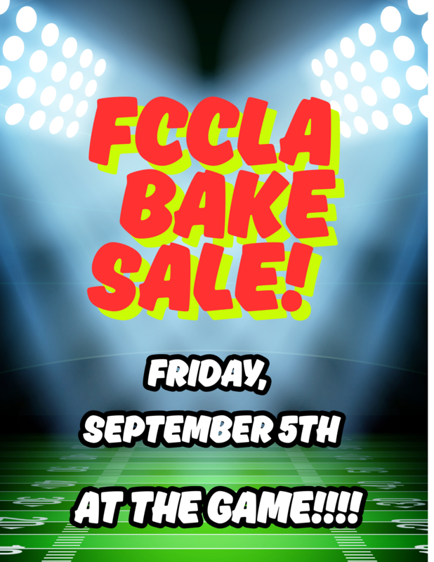 FCCLA Bake Sale
