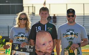 Soccer players honored on Senior Night