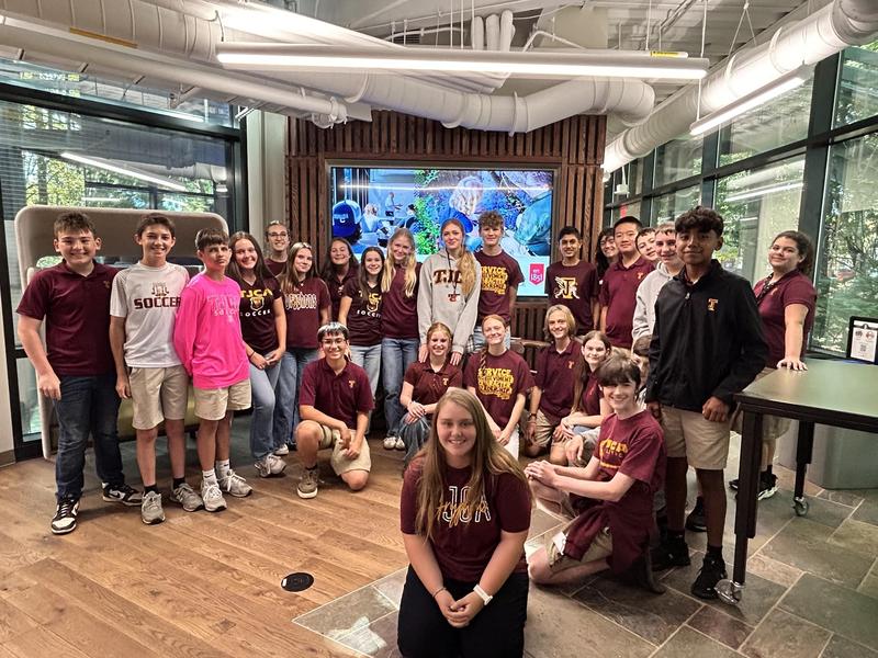 “Exploring the future—our seventh- and eighth-graders visited Catawba College to learn about sustainability, student life and new opportunities through our growing partnership!”