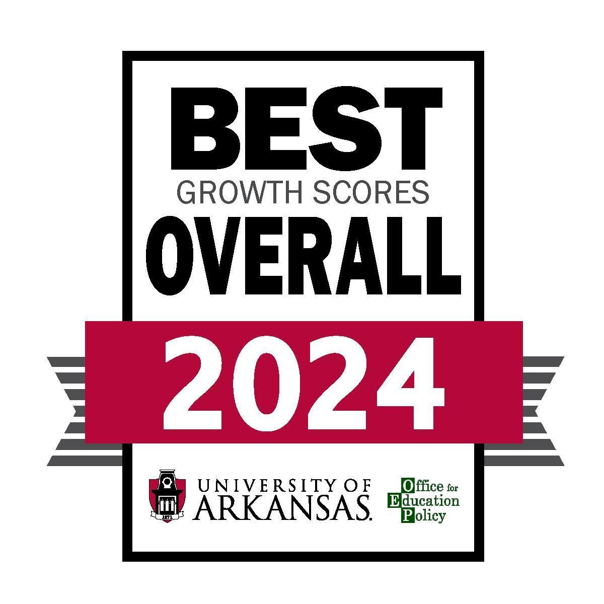 OEP Beating the Odds Best overall growth scores for AJHS 2024 graphic