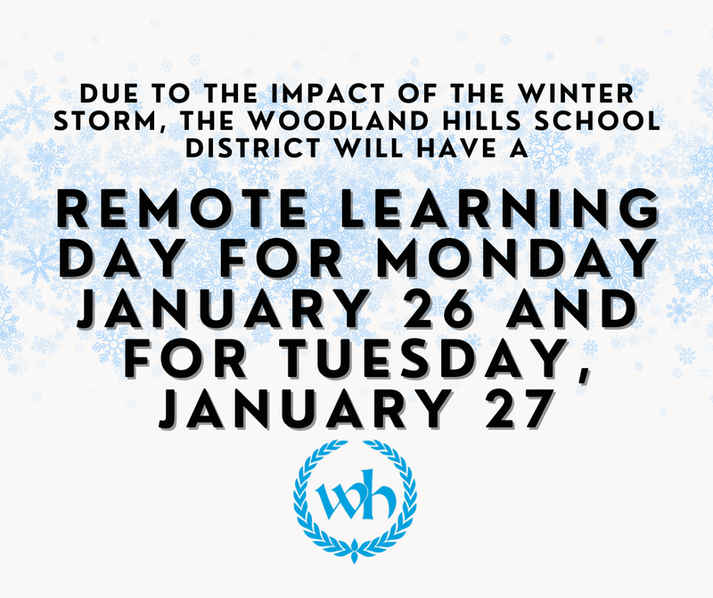 Winter storm social media alert