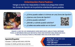 ZOC Orientación para padres