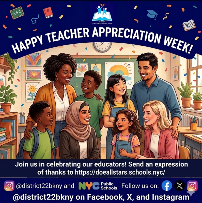 description of flyer happy teacher appreciation week