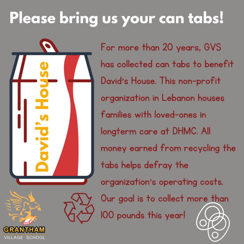 Can tabs for David's House