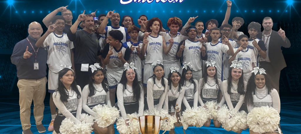 Emerson Middle School Students Celebrating