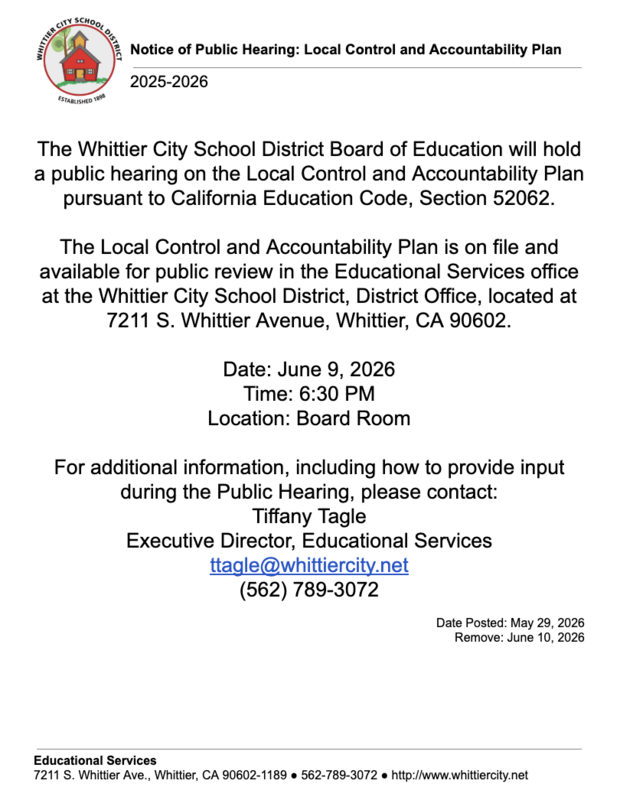 LCAP Meeting Memo