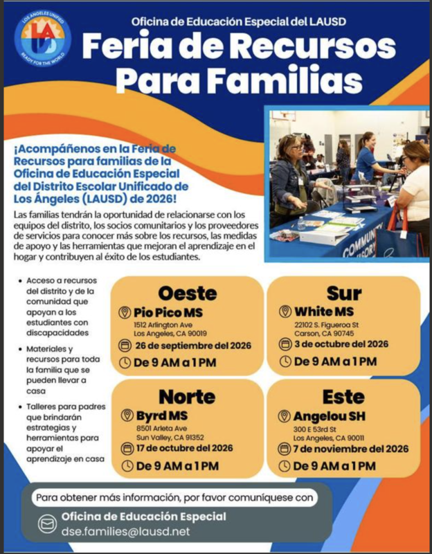 Special ed resources fair